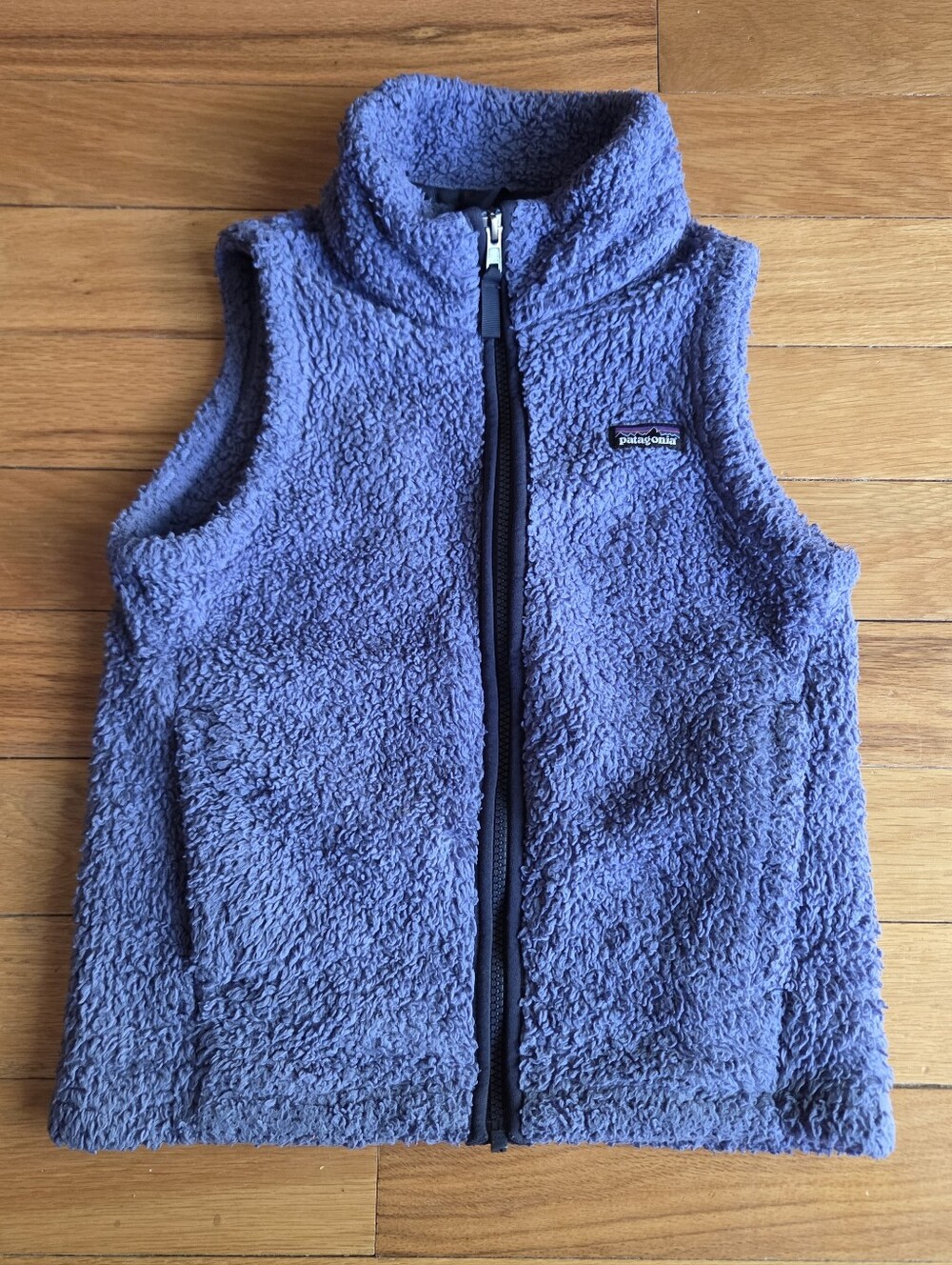 Patagonia Kids Fleece Vest - Blue Size 8